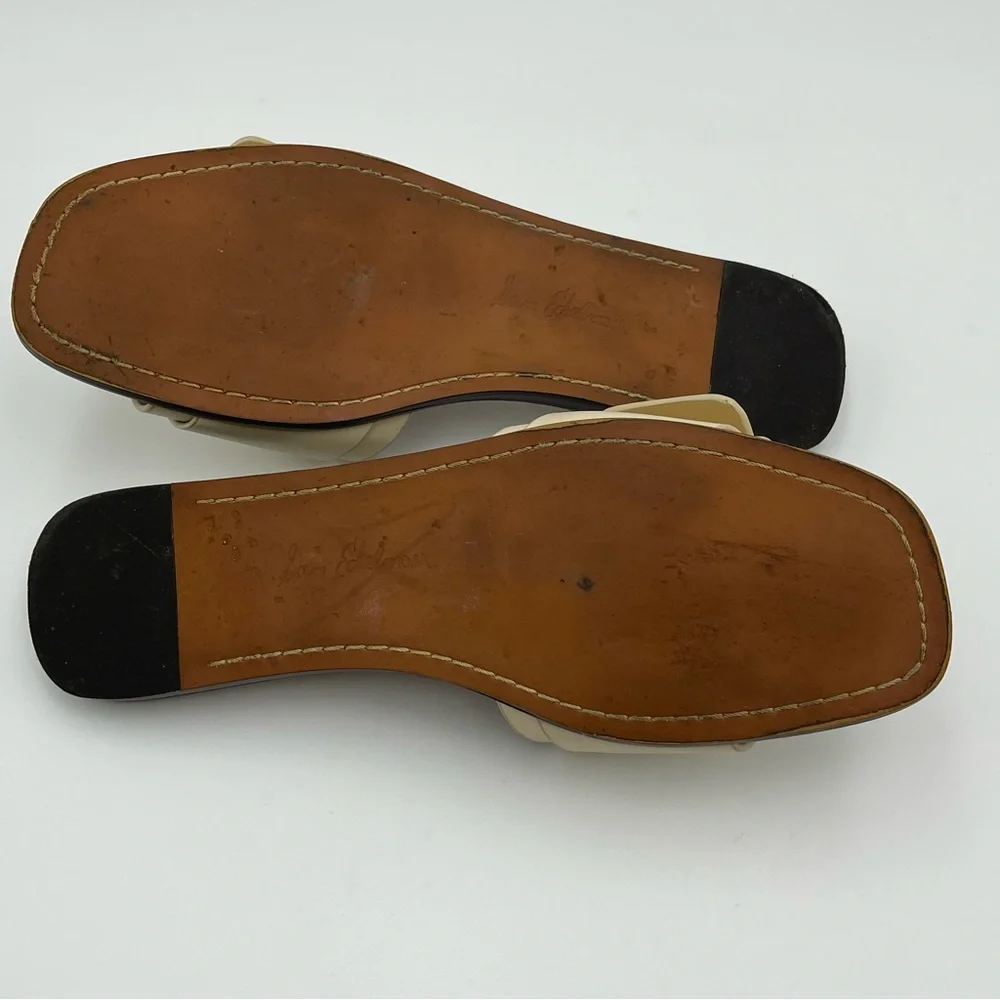 Sam Edelman Inez Slide-SZ 8M-Sand Leather Sandals- MSRP $120 - Picture 9 of 13